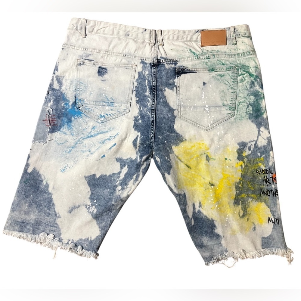 Smoke Rise Denim Riot Shorts - Picture 2 of 13